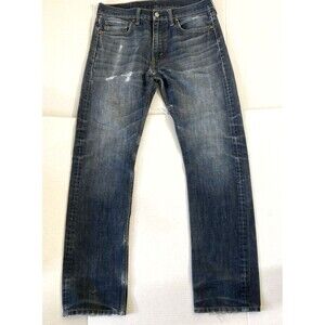 Levi's 513 Mens Jeans 31 x 32 Great Distresssed and Stonewashed